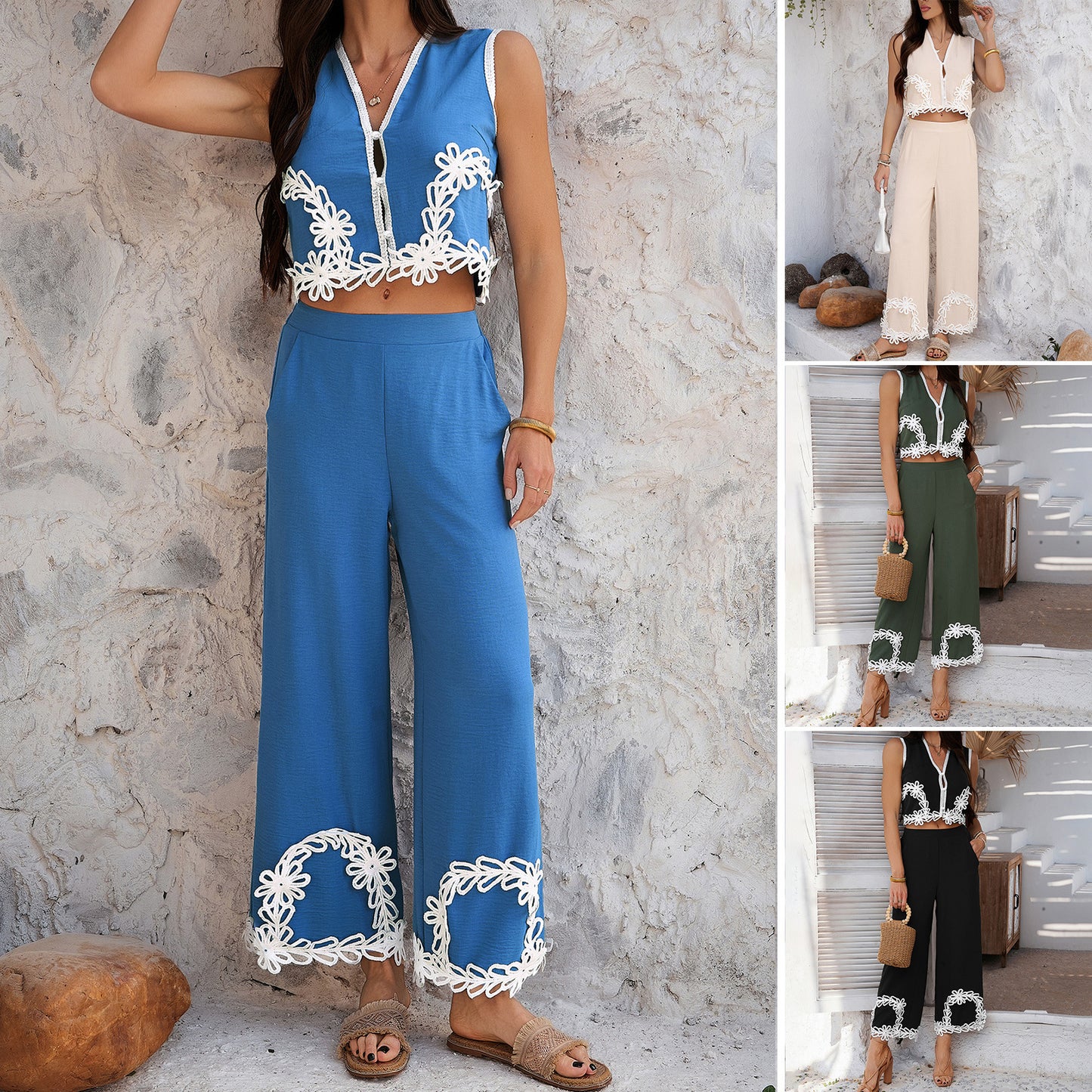 Luna Lace Trim Set