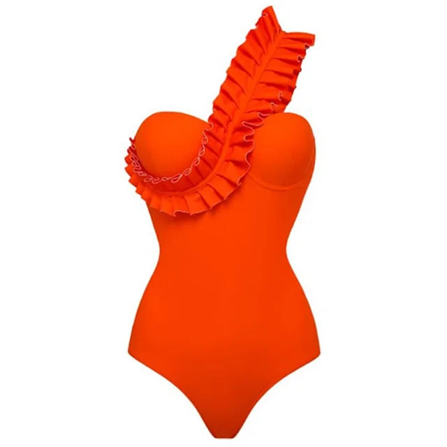 Ruffle Rouge Swimsuit
