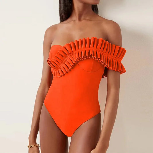 Ruffle Rouge Swimsuit